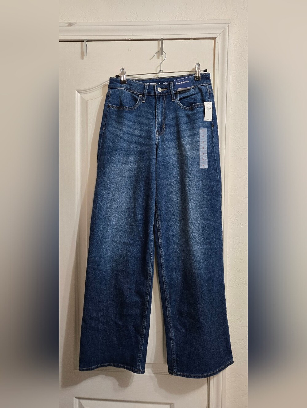 Old Navy WOW Women’s Wide Leg Jeans - Dark Blue